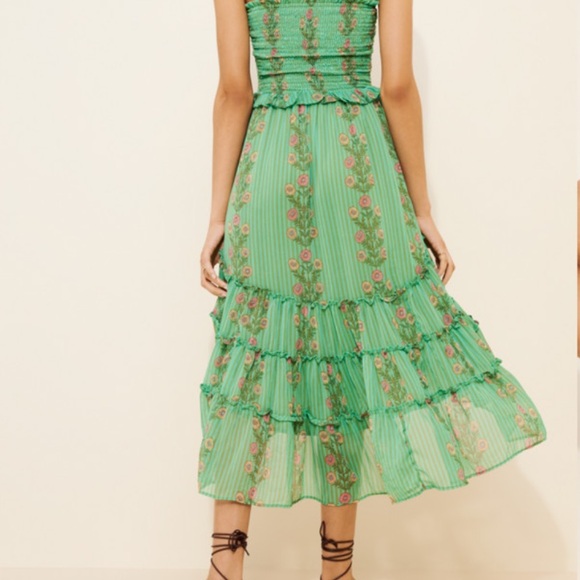 Alejandra Midi Dress
NWOT
Free People
Color: Green Combo - Picture 5 of 11